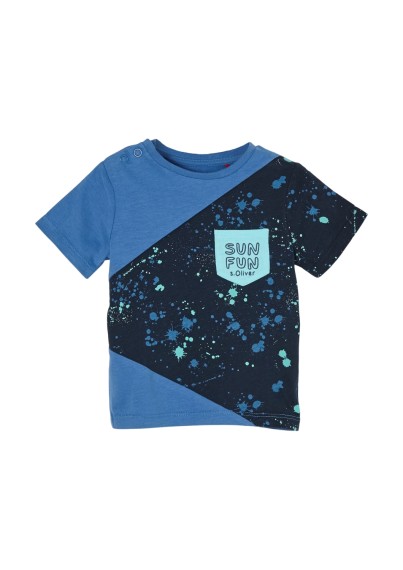 20110 - s.Oliver T-Shirt kurzarm Blau