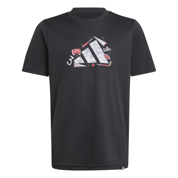 J CAMO TRAIN T BLACK/WHITE 