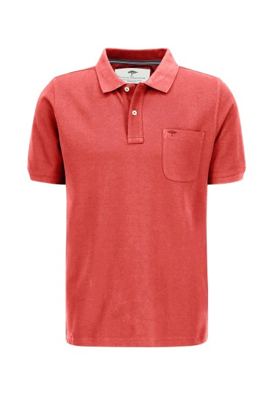 Fynch - Hatton Polo, Chest Pkt, Supima rot