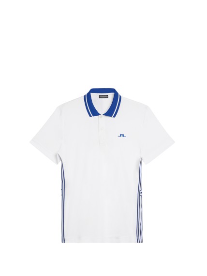 J.Lindeberg Taiden Slim Fit Polo Weiss