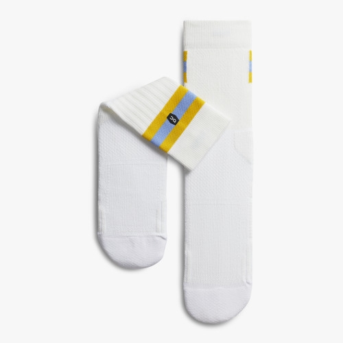 On Tennis Sock W WHITE | Mustard