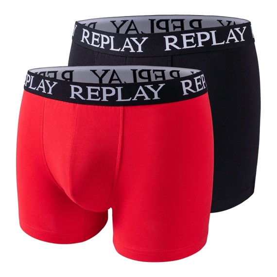 Replay Underwear REPLAY PBOXER Style01/C Bas.Cuff L. rot