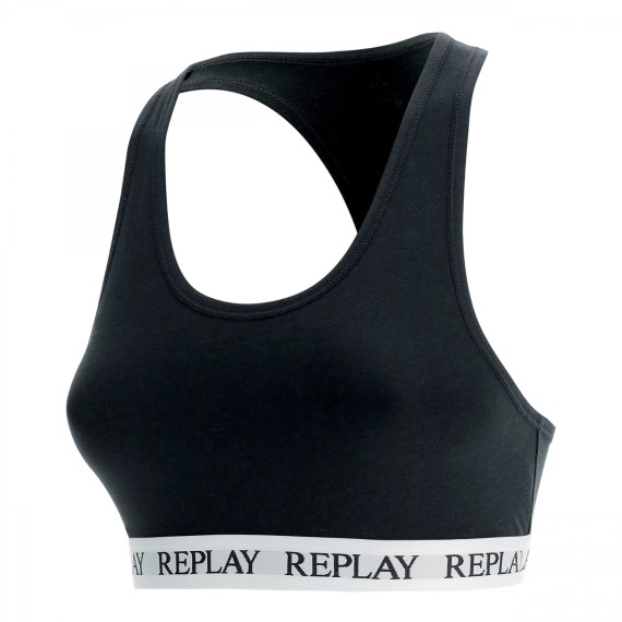 Replay Underwear REPLAY RACERBACK BRA donna Style 1 Schwarz