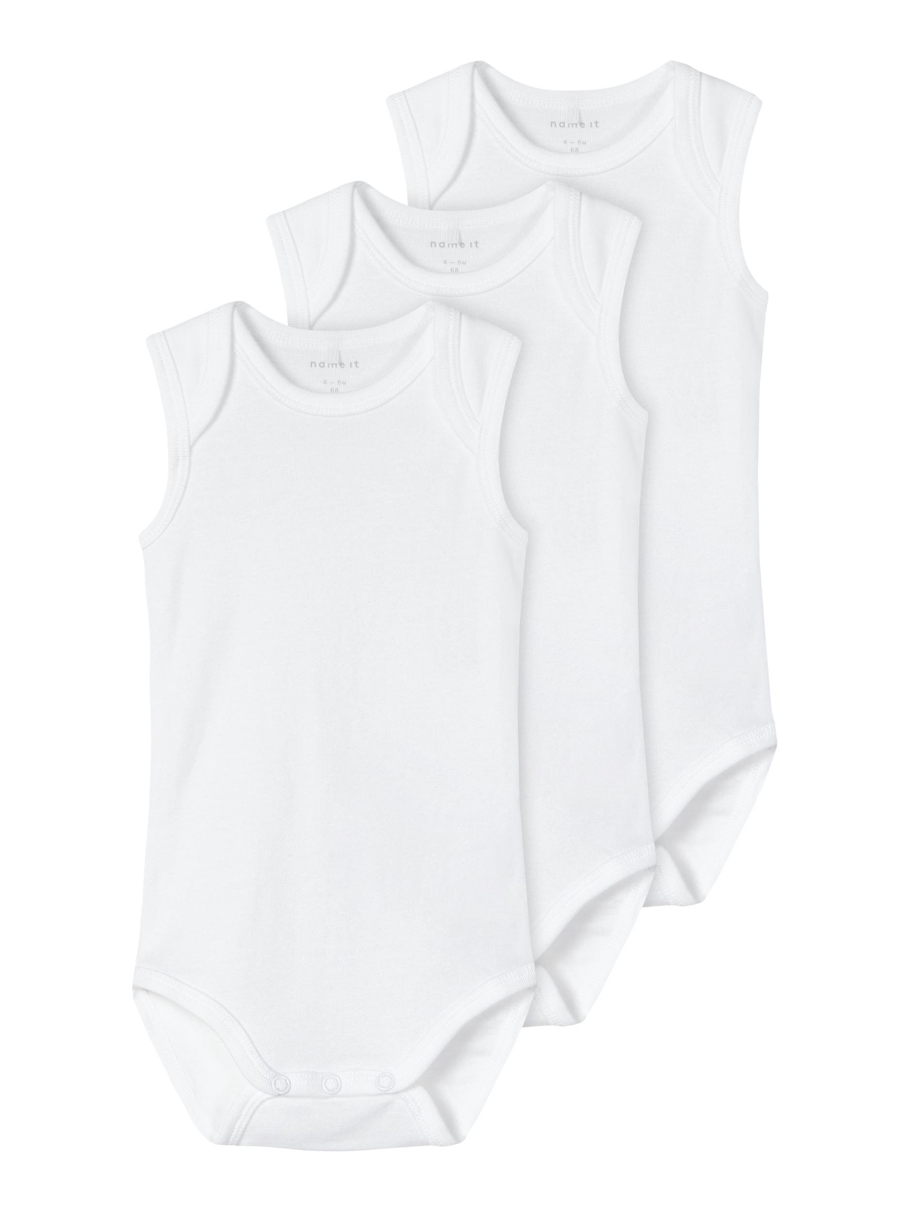 NAME IT NBNBODY 3P TANK SOLID WHITE 3 NOOS Weiss online kaufen